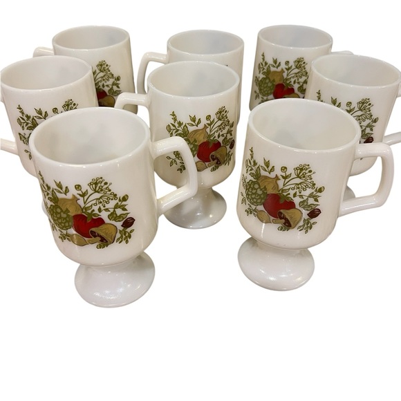 Corningware life of spice pedestal mug set of 8 - Picture 1 of 6